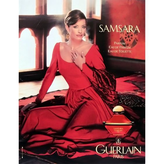 Samsara Guerlain 1989, Guerlain Fragrances, Samsara by Guerlain, реклама Самсара Герлен 1989 год